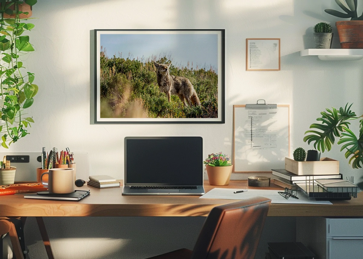 Coyote N°1 | Décoration intérieure murale bureau