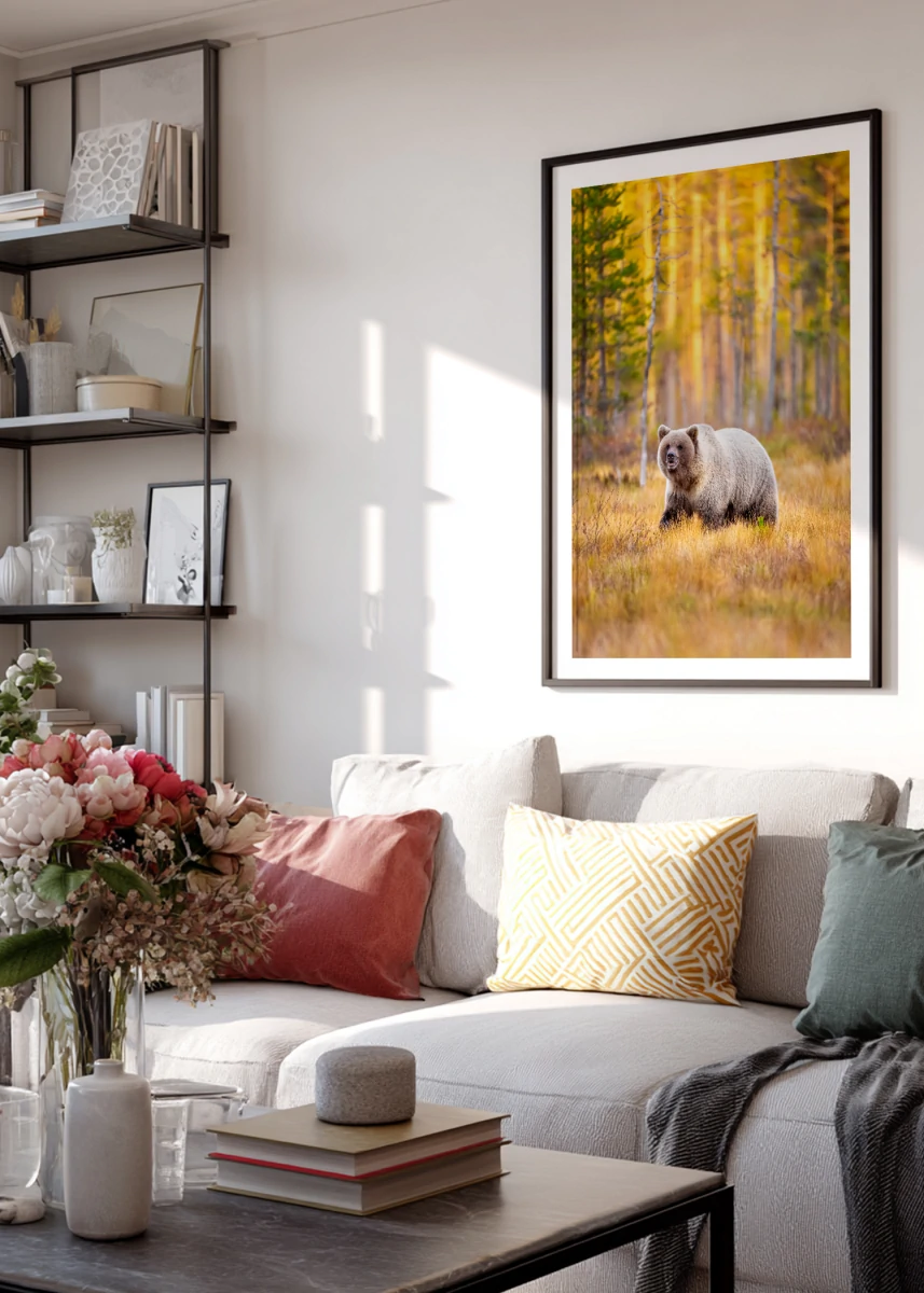 Ours Brun N°1 | Décoration intérieure murale salon salle à manger